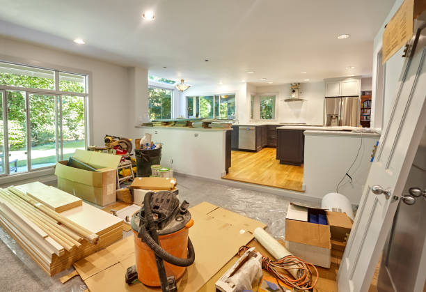 Professional Kitchen Island Installation technician working in Whitehouse Station, NJ